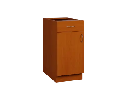 CS - 4DZ spodní skříňka, 1-dveřová, 1-zásuvková, levá, 870x400x600, třešeň šumavská