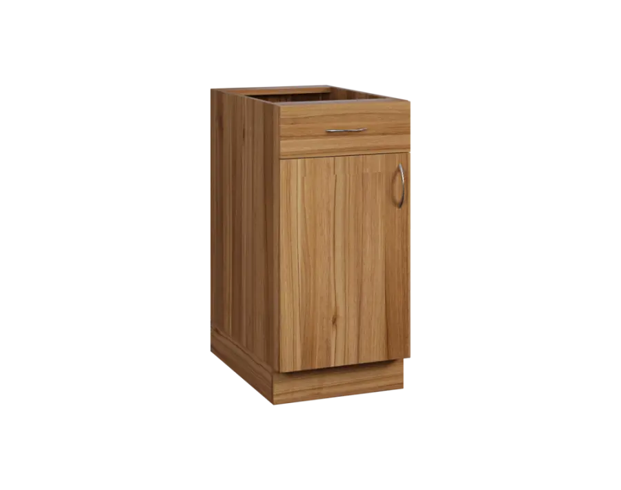 CS - 4DZ spodní skříňka, 1-dveřová, 1-zásuvková, levá, 870x400x600, ořech světlý