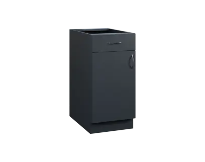 CS - 4DZ spodní skříňka, 1-dveřová, 1-zásuvková, levá, 870x400x600, antracit