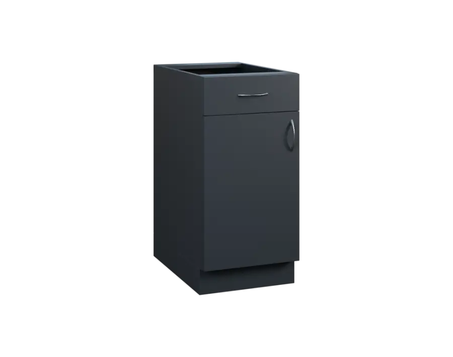 CS - 4DZ spodní skříňka, 1-dveřová, 1-zásuvková, levá, 870x400x600, antracit
