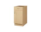 CS - 4DZ spodní skříňka, 1-dveřová, 1-zásuvková, pravá, 870x400x600, javor horský