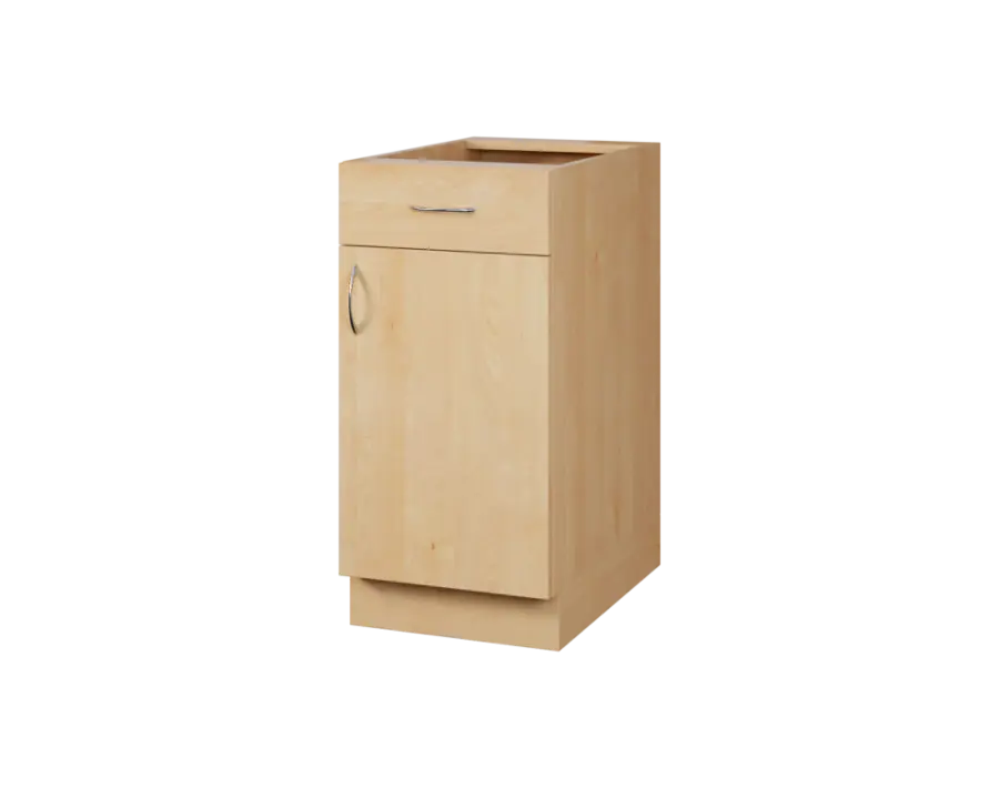 CS - 4DZ spodní skříňka, 1-dveřová, 1-zásuvková, pravá, 870x400x600, javor horský