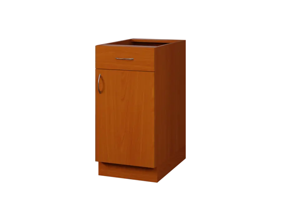 CS - 4DZ spodní skříňka, 1-dveřová, 1-zásuvková, pravá, 870x400x600, třešeň šumavská