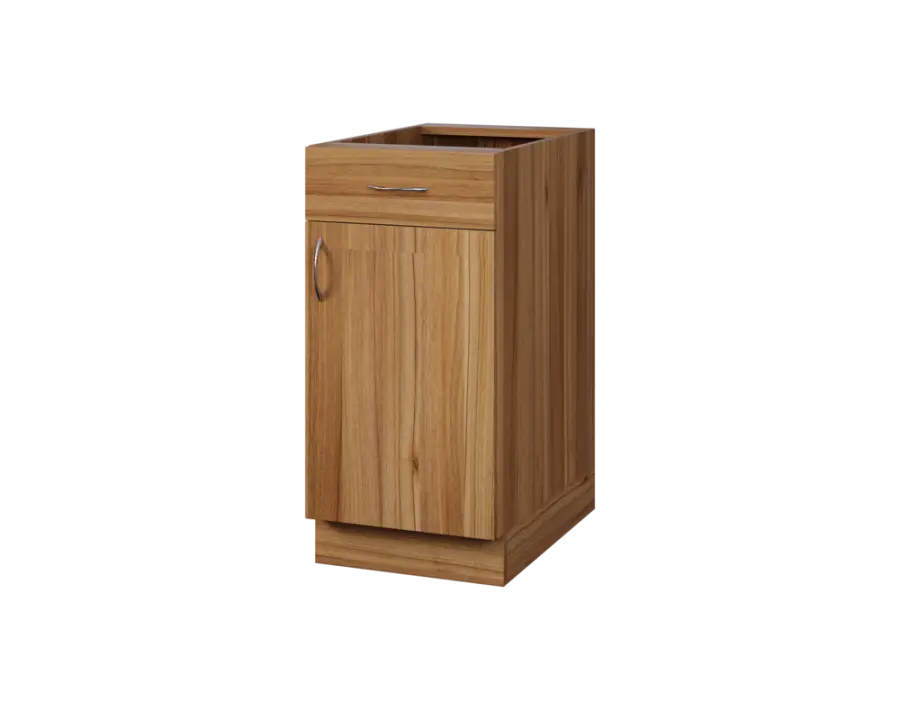 CS - 4DZ spodní skříňka, 1-dveřová, 1-zásuvková, pravá, 870x400x600, ořech světlý