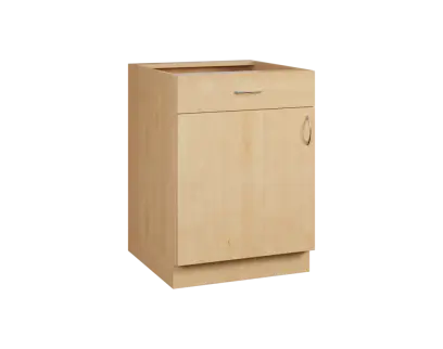 CS - 6DZ spodní skříňka, 1-dveřová, 1-zásuvková, levá, 870x600x600, javor horský