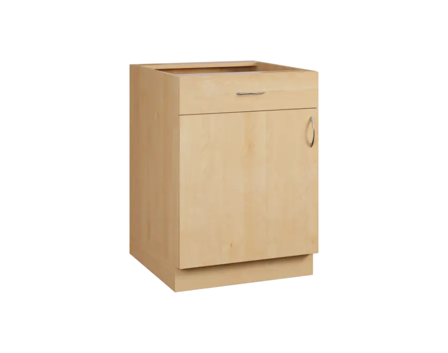 CS - 6DZ spodní skříňka, 1-dveřová, 1-zásuvková, levá, 870x600x600, javor horský