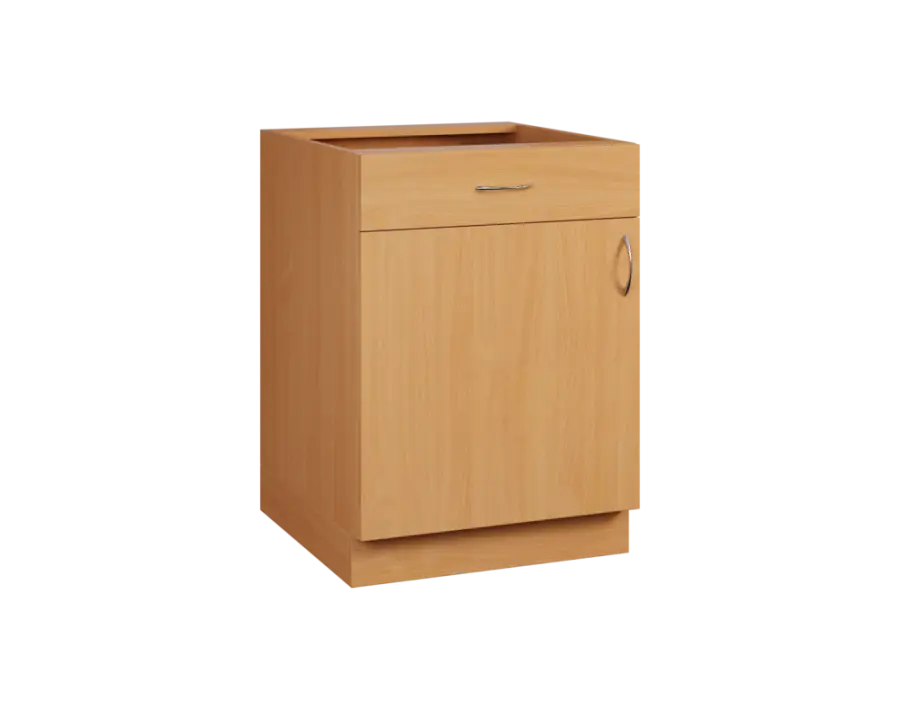 CS - 6DZ spodní skříňka, 1-dveřová, 1-zásuvková, levá, 870x600x600, buk royal