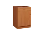 CS - 6DZ spodní skříňka, 1-dveřová, 1-zásuvková, levá, 870x600x600, olše jantar