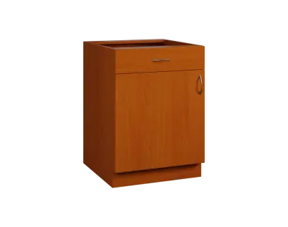 CS - 6DZ spodní skříňka, 1-dveřová, 1-zásuvková, levá, 870x600x600, třešeň šumavská