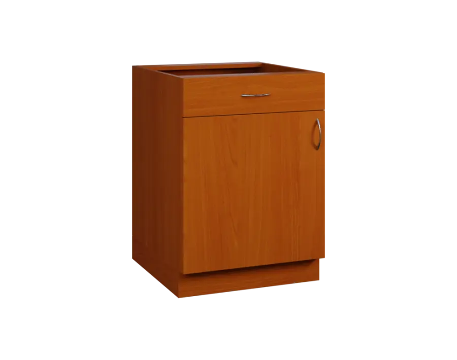 CS - 6DZ spodní skříňka, 1-dveřová, 1-zásuvková, levá, 870x600x600, třešeň šumavská