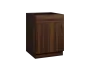 CS - 6DZ spodní skříňka, 1-dveřová, 1-zásuvková, levá, 870x600x600, ořech královský