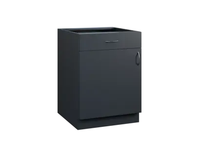 CS - 6DZ spodní skříňka, 1-dveřová, 1-zásuvková, levá, 870x600x600, antracit