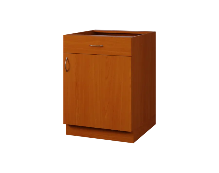 CS - 6DZ spodní skříňka, 1-dveřová, 1-zásuvková, pravá, 870x600x600, třešeň šumavská