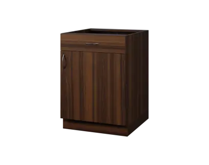 CS - 6DZ spodní skříňka, 1-dveřová, 1-zásuvková, pravá, 870x600x600, ořech královský