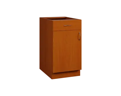 CS - 45DZ spodní skříňka, 1-dveřová, 1-zásuvková, levá, 870x450x600, třešeň šumavská