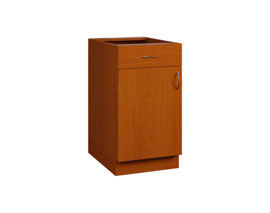 CS - 45DZ spodní skříňka, 1-dveřová, 1-zásuvková, levá, 870x450x600, třešeň šumavská