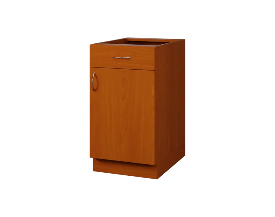CS - 45DZ spodní skříňka, 1-dveřová, 1-zásuvková, pravá, 870x450x600, třešeň šumavská