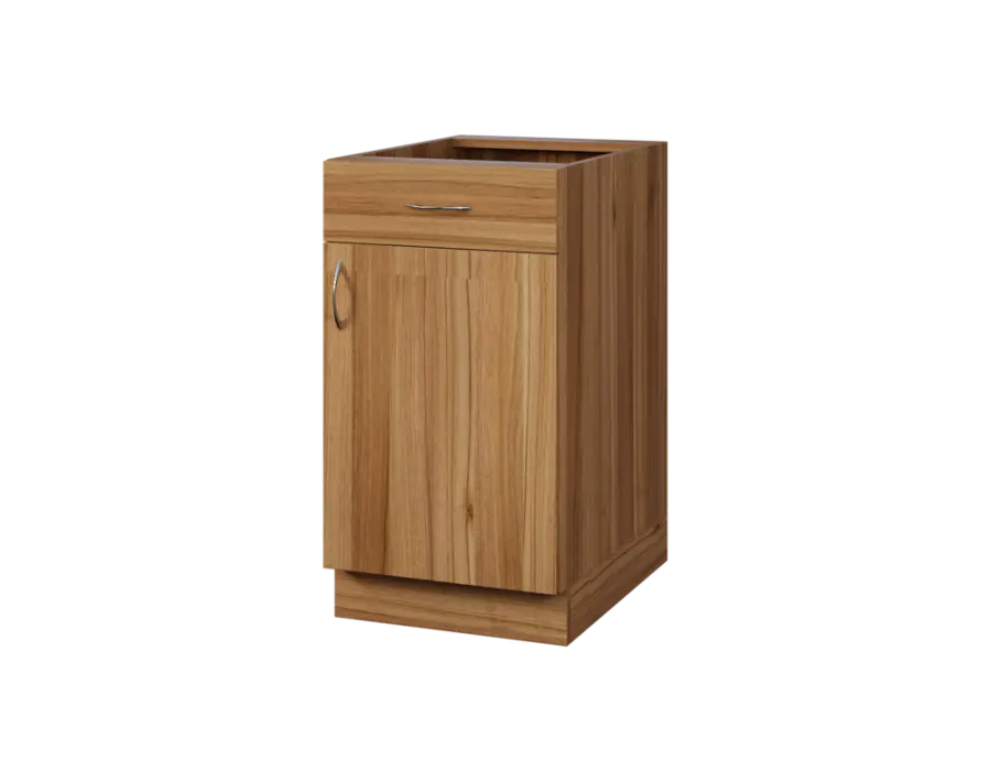 CS - 45DZ spodní skříňka, 1-dveřová, 1-zásuvková, pravá, 870x450x600, ořech světlý