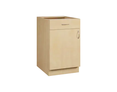 CS - 5DZ spodní skříňka, 1-dveřová, 1-zásuvková, levá, 870x500x600, bříza světlá