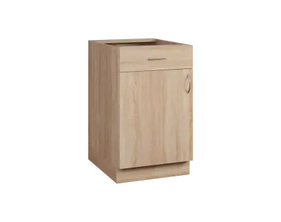 CS - 5DZ spodní skříňka, 1-dveřová, 1-zásuvková, levá, 870x500x600, dub bardolino