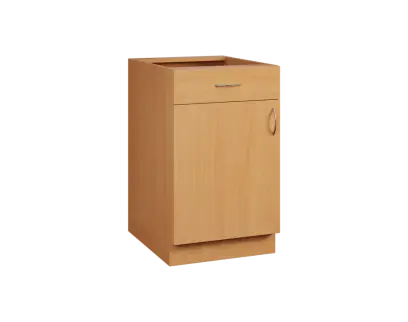 CS - 5DZ spodní skříňka, 1-dveřová, 1-zásuvková, levá, 870x500x600, buk royal