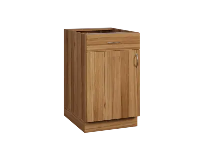 CS - 5DZ spodní skříňka, 1-dveřová, 1-zásuvková, levá, 870x500x600, ořech světlý