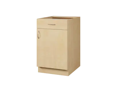 CS - 5DZ spodní skříňka, 1-dveřová, 1-zásuvková, pravá, 870x500x600, bříza světlá