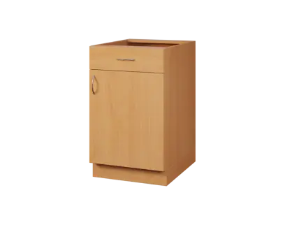 CS - 5DZ spodní skříňka, 1-dveřová, 1-zásuvková, pravá, 870x500x600, buk royal