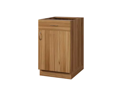 CS - 5DZ spodní skříňka, 1-dveřová, 1-zásuvková, pravá, 870x500x600, ořech světlý