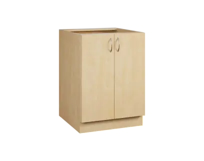 CS - 6D2 spodní skříňka, 2-dveřová, 870x600x600, bříza světlá