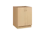 CS - 6D2 spodní skříňka, 2-dveřová, 870x600x600, javor horský