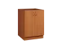 CS - 6D2 spodní skříňka, 2-dveřová, 870x600x600, olše jantar