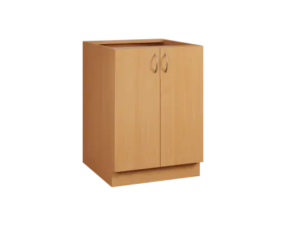 CS - 6D2 spodní skříňka, 2-dveřová, 870x600x600, buk royal