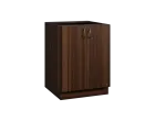 CS - 6D2 spodní skříňka, 2-dveřová, 870x600x600, ořech královský