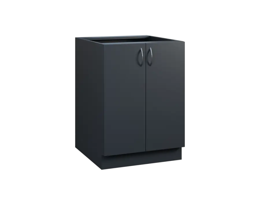CS - 6D2 spodní skříňka, 2-dveřová, 870x600x600, antracit