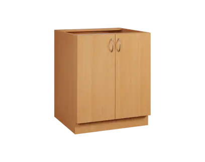 CS - 7D spodní skříňka, 2-dveřová, 870x700x600, buk royal