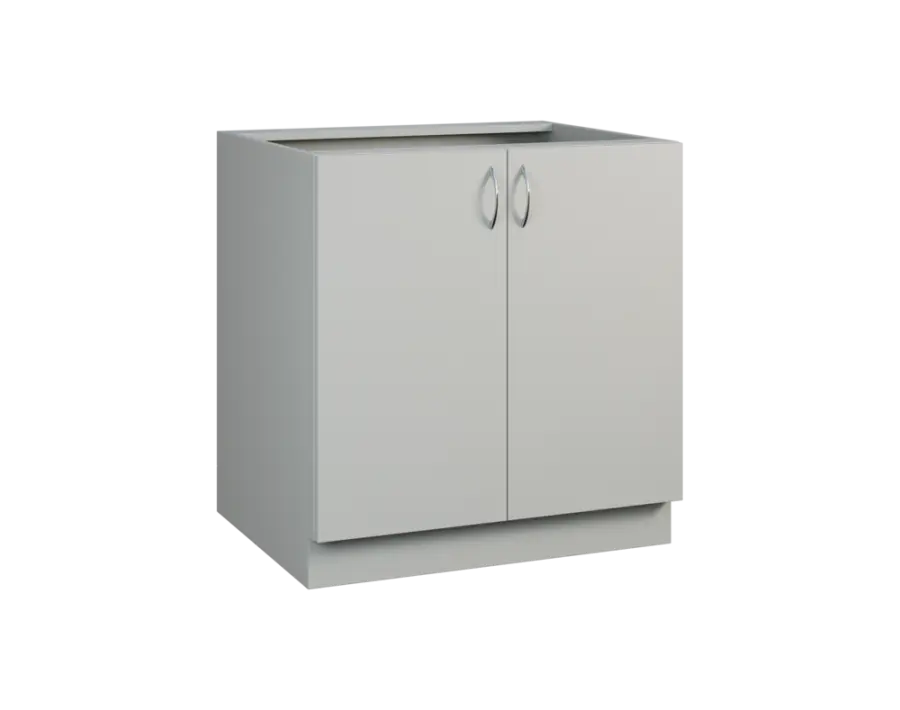 CS - 8D spodní skříňka, 2-dveřová, 870x800x600, šedá