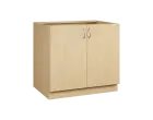 CS - 9D spodní skříňka, 2-dveřová, 870x900x600, bříza světlá