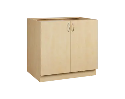CS - 9D spodní skříňka, 2-dveřová, 870x900x600, bříza světlá