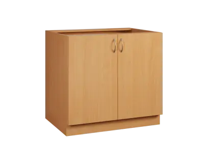CS - 9D spodní skříňka, 2-dveřová, 870x900x600, buk royal