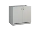CS - 9D spodní skříňka, 2-dveřová, 870x900x600, šedá