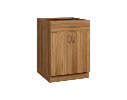 CS - 6D2Z spodní skříňka, 2-dveřová, 1-zásuvková, 870x600x600, ořech světlý