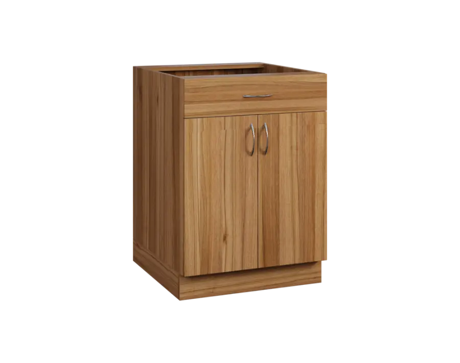 CS - 6D2Z spodní skříňka, 2-dveřová, 1-zásuvková, 870x600x600, ořech světlý