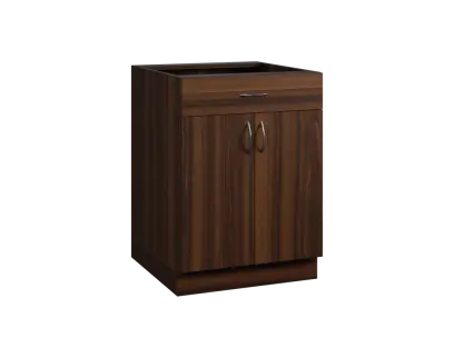 CS - 6D2Z spodní skříňka, 2-dveřová, 1-zásuvková, 870x600x600, ořech královský