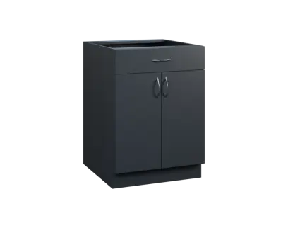 CS - 6D2Z spodní skříňka, 2-dveřová, 1-zásuvková, 870x600x600, antracit