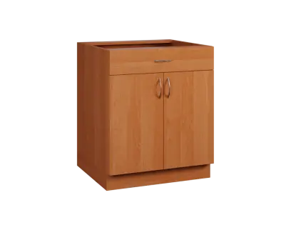 CS - 7DZ spodní skříňka, 2-dveřová, 1-zásuvková, 870x700x600, olše jantar