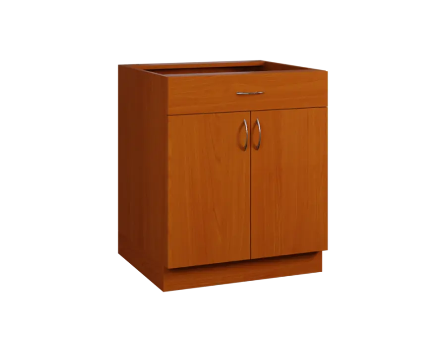 CS - 7DZ spodní skříňka, 2-dveřová, 1-zásuvková, 870x700x600, třešeň šumavská