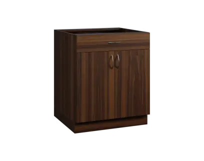 CS - 7DZ spodní skříňka, 2-dveřová, 1-zásuvková, 870x700x600, ořech královský