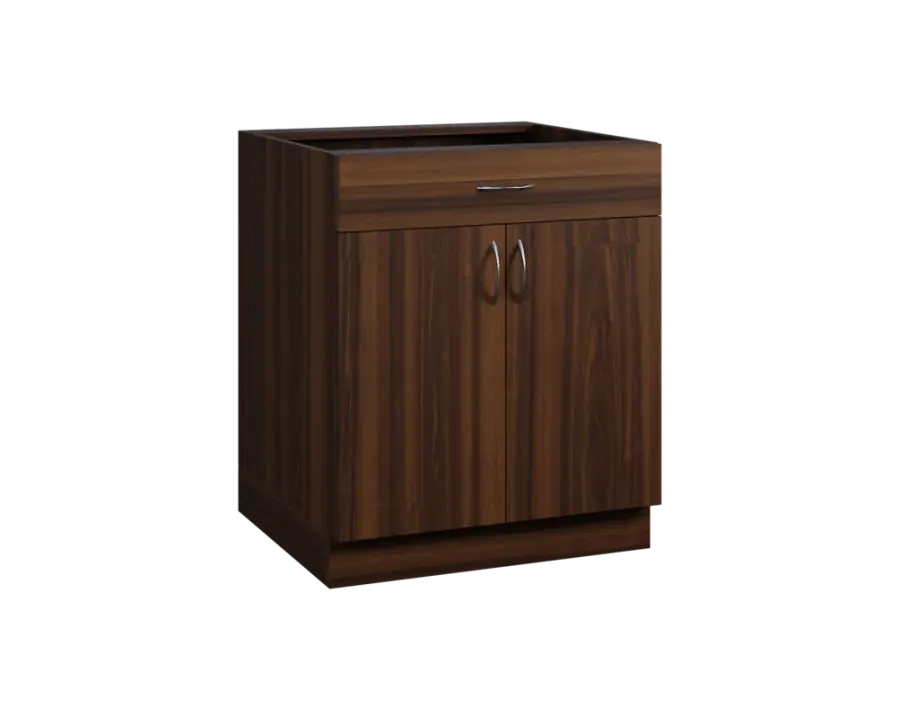 CS - 7DZ spodní skříňka, 2-dveřová, 1-zásuvková, 870x700x600, ořech královský