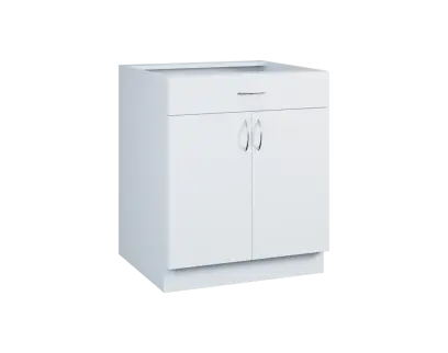 CS - 7DZ spodní skříňka, 2-dveřová, 1-zásuvková, 870x700x600, bílá